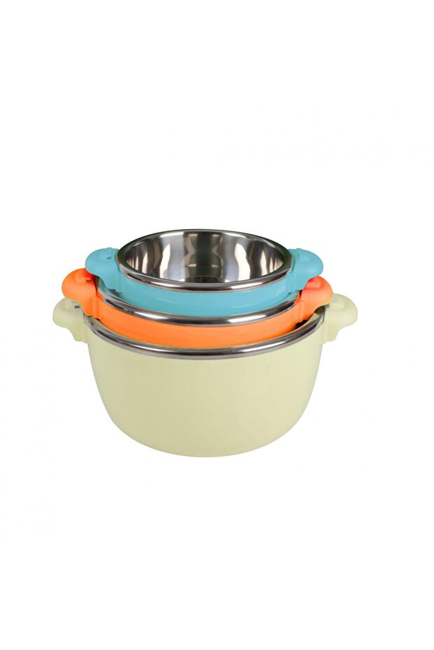 SET 3 CASEROLE TERMICE 2 + 4 + 6 L, BUFFA BEJ - 3