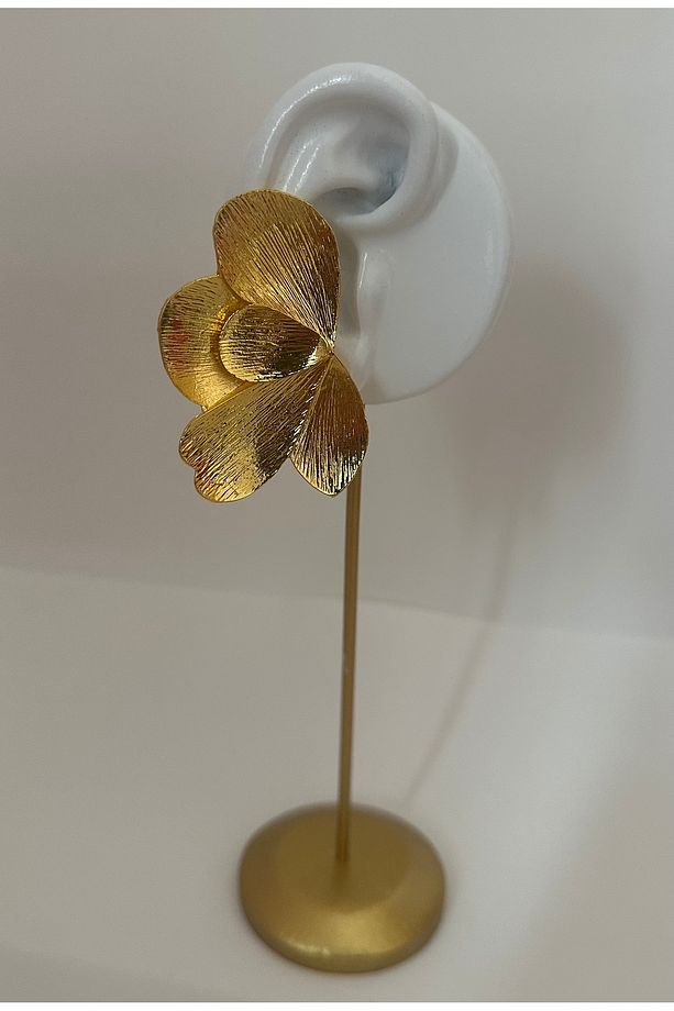Lotus Yaprak Model Küpe - 2