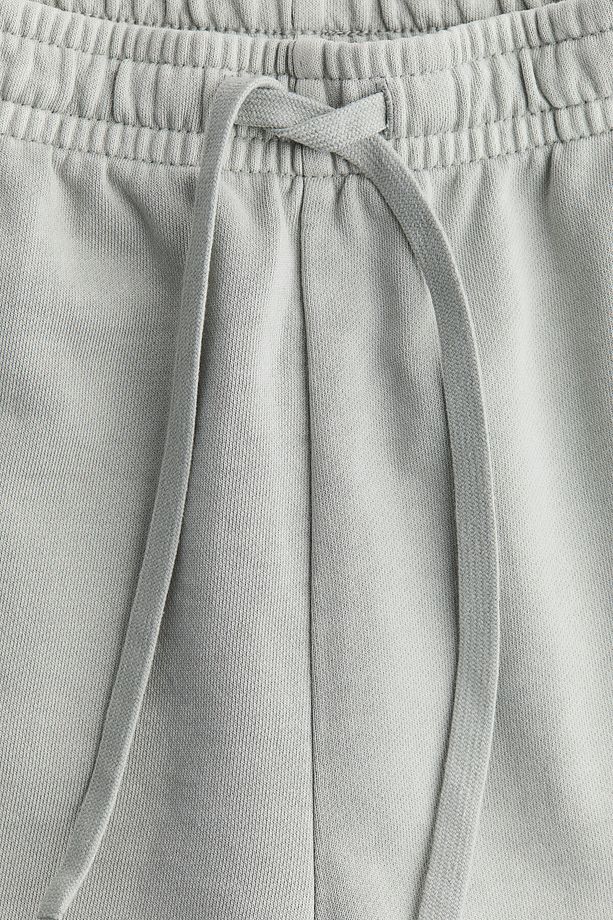 Pamuklu Yıkanmış Sweatshirt Şort - 6