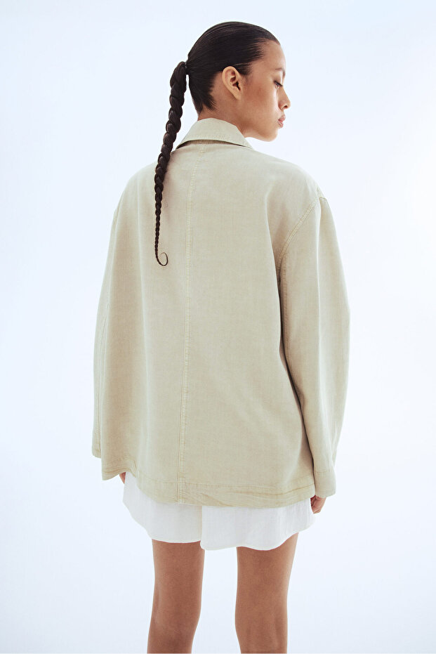 Lyocell Karışımlı Ceket - 5