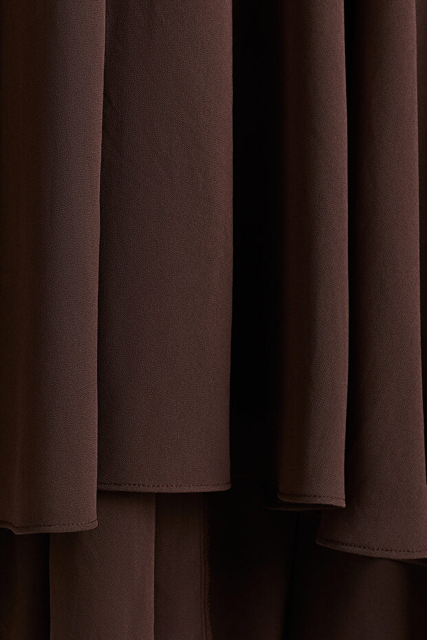 Uzun Şifon Elbise - 5