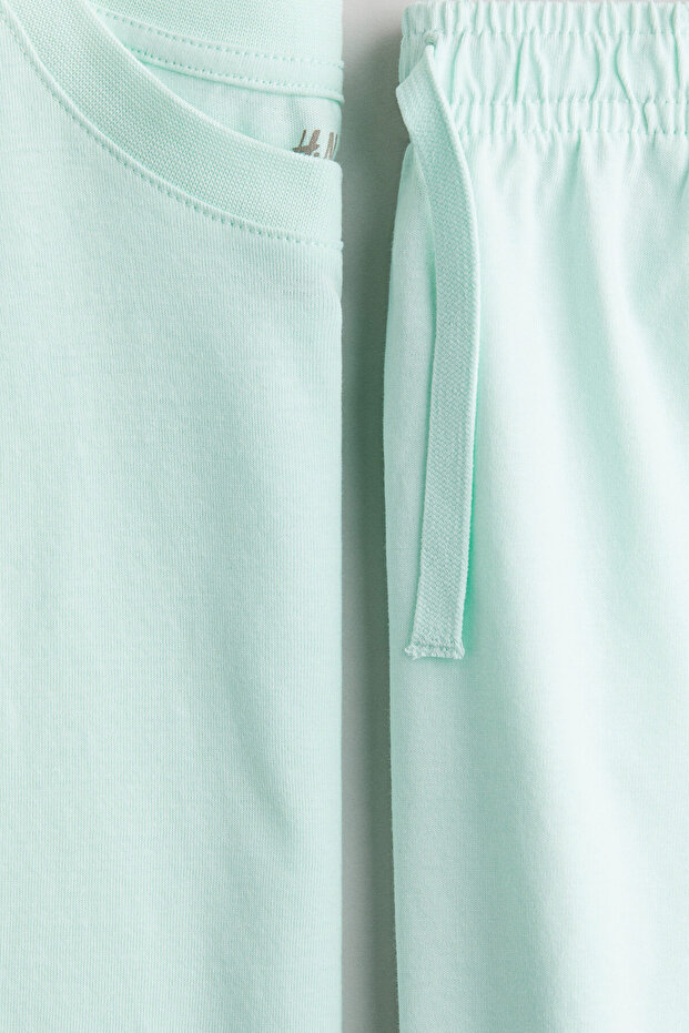 2 Parçalı Pamuklu Jarse Set - 2