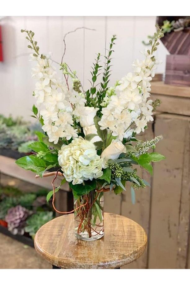 Yapay Çiçek Krem Sümbül Tek Dal Tomurcuklu 85*15cm Kumaş Çiçek Uzun Dal - 6