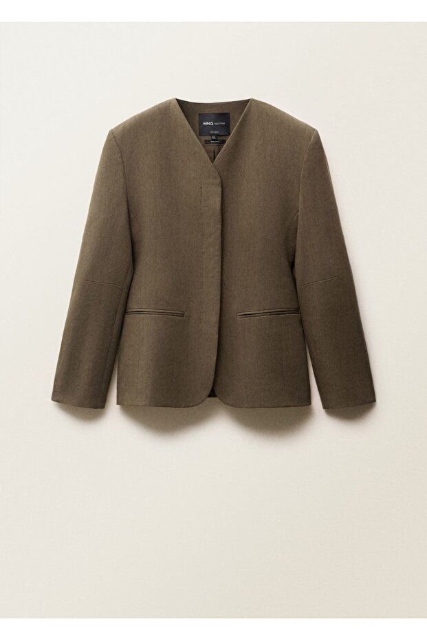 Nahtloser Leinenblazer - 3