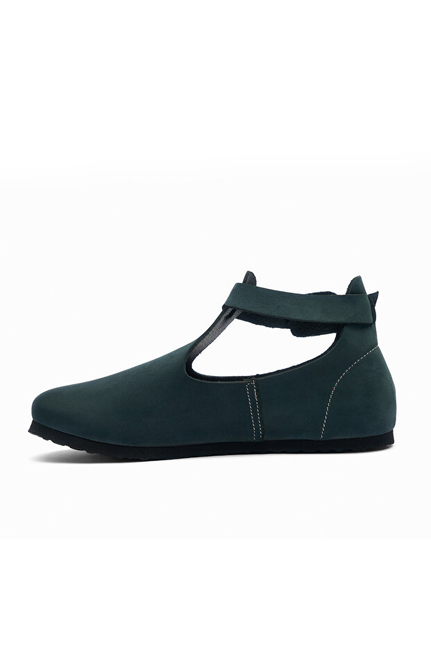 / Rigi - Deri Babet Ayakkabı ( Lacivert Nubuk Deri ) - 3