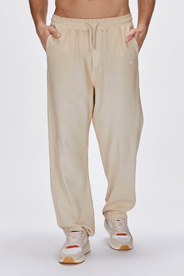 Flow Bej Erkek Pantolon - 3
