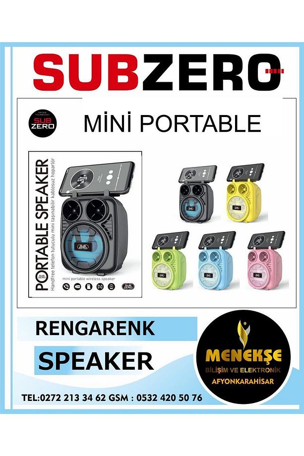 Portable Speaker Sb60 Bluetooth Hoparlör - 3