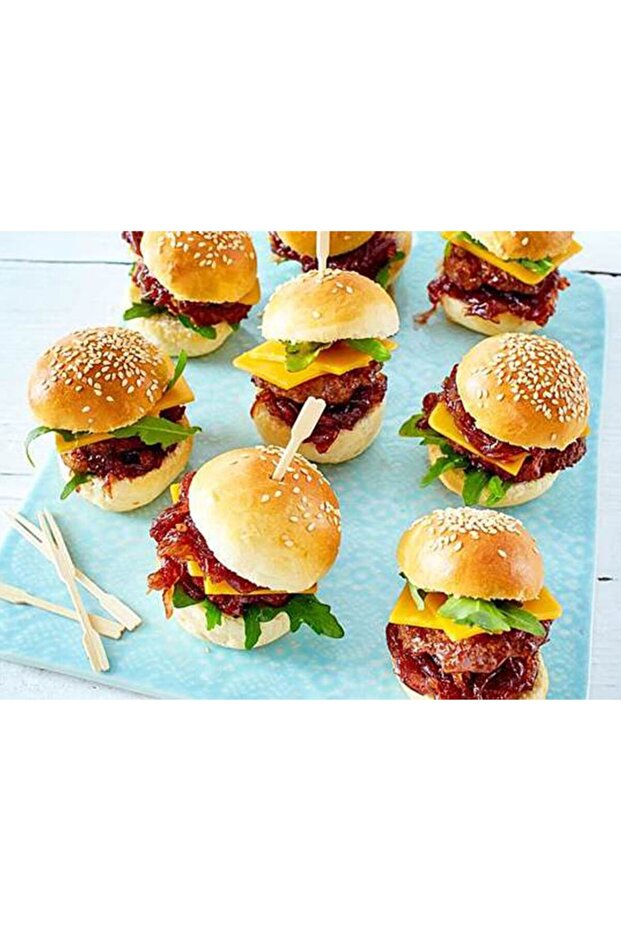 شوكة فاكهة كوكتيل من الخيزران - 3