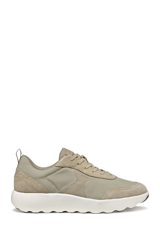 Erkek Bej U Xtors D - Mesh + Suede Bağcıklı Süet Deri Sneaker U55LFD01422C5004 - 1