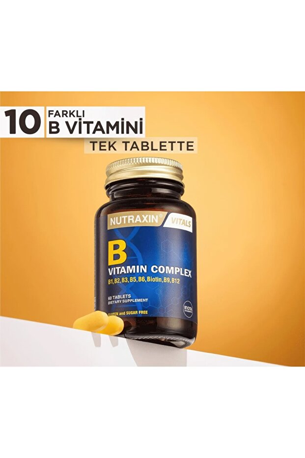 B Complex Vitamin 60 Tablet 2'li - 4