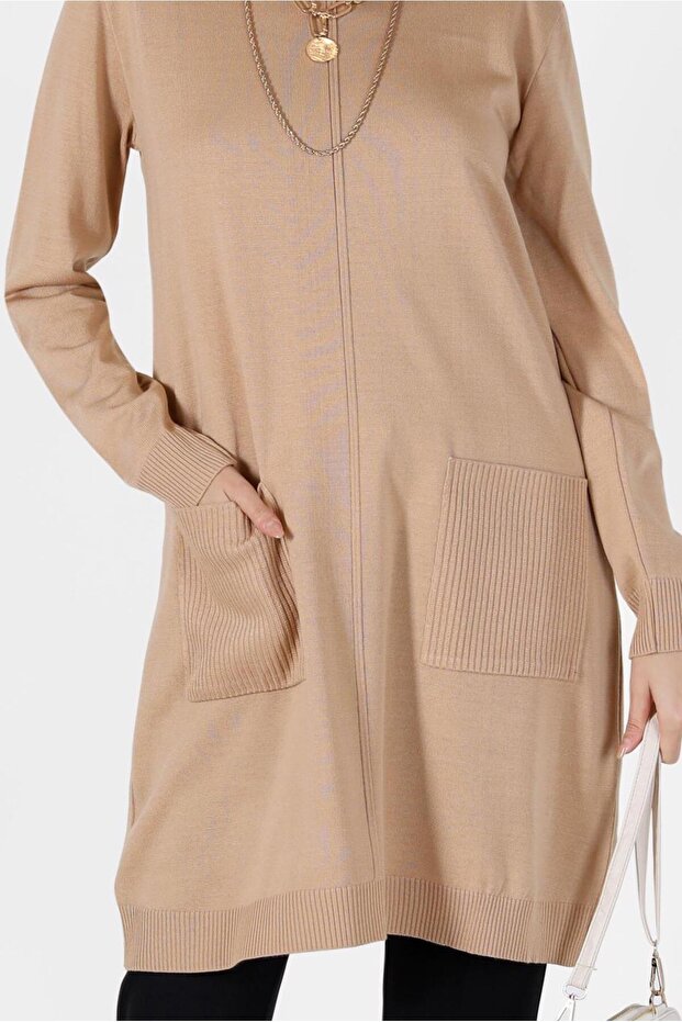 CEP DETAYLI TRİKO TUNİK 42008 - 4