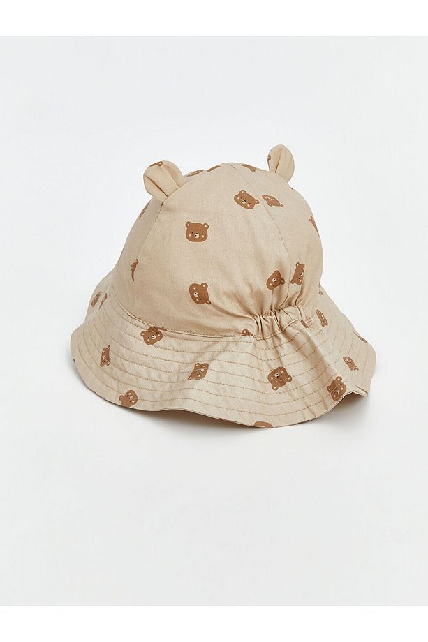 Kulak Detaylı Erkek Bebek Bucket Şapka - 3