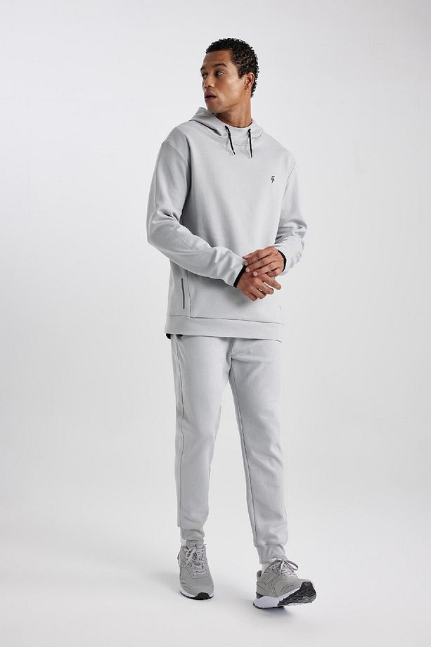 Fit Jogger Eşofman Altı Standart Fit Çift Cepli Esnek Lastikli Paça B4373ax24sp - 4