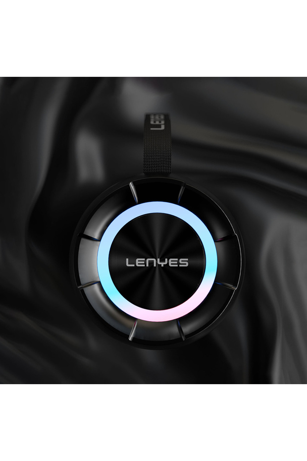S871 RGB Işıklı Taşınabilir Su Geçirmez TWS Bluetooth Hoparlör Siyah - 2