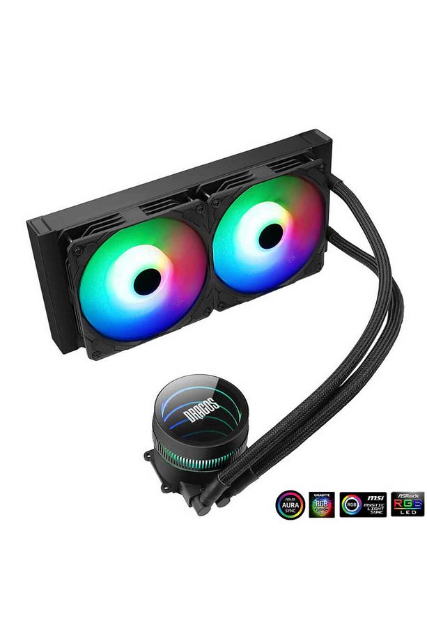 Vortex V-240 Argb Kumandalı 240mm Işlemci Sıvı Soğutma - 2
