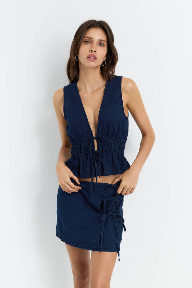 Fiyonklu ve büzgülü top - 2