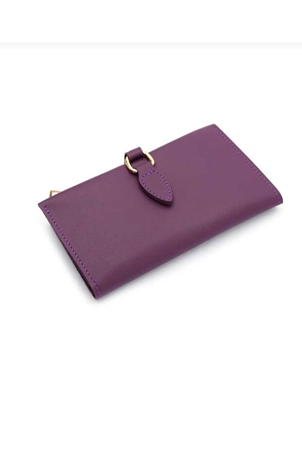 turuncu deri cüzdan - 4