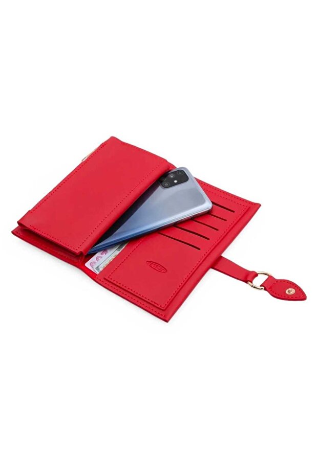 turuncu deri cüzdan - 3