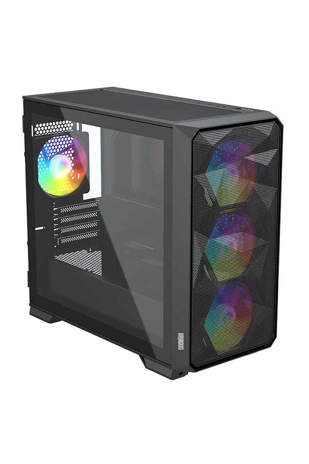 Diamond 4x Argb Fan Usb 3.0 600w 80 Plus Mesh Tempered Glass Matx Oyuncu Bilgisayar Kasası - 2