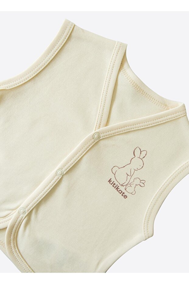 Organik New Basic Yelek Natural - 3