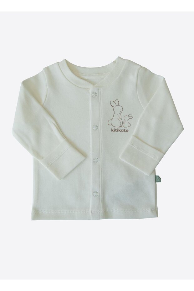Organic New Basic Pajama Set Ecru - 3