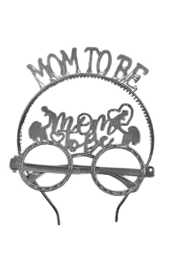 Mom to Be Crown Glasses Silver Set of 2 - Birth Party - Gender Party Supplies-Party Supplies