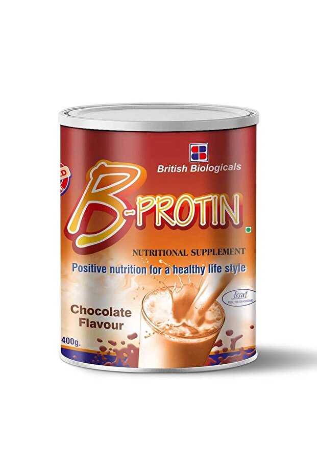 B-Protin Nutritional Supplement, Whey, Immunity, Vitamin A, Chocolate, 400g