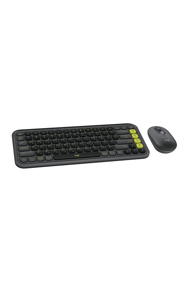 POP ICON Kablosuz Bluetooth Sessiz Türkçe Q Klavye ve Mouse Seti - Siyah 920-013075 - 1