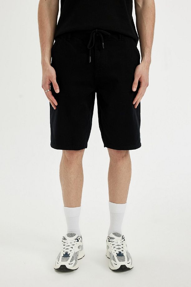 Regular Fit Düz Paça Gabardin Bermuda Şort C5397ax24sm - 5