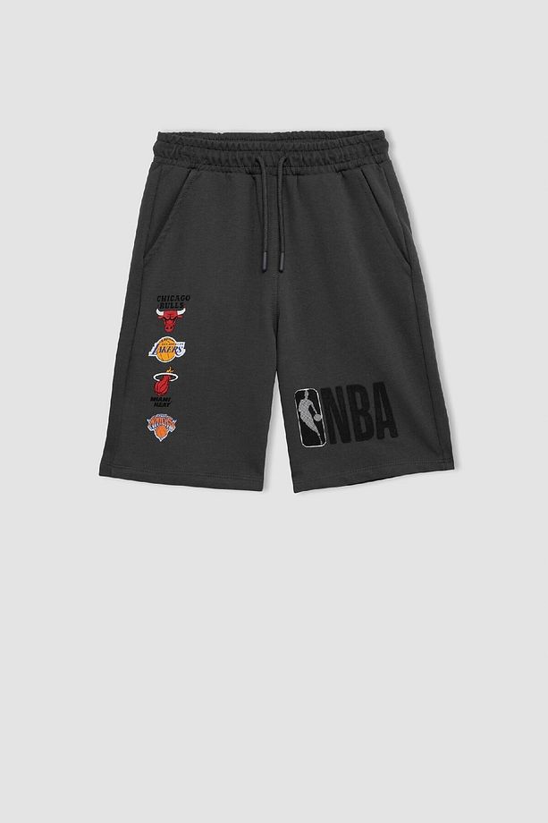 Erkek Çocuk NBA Wordmark Şort C5370A824HS - 8