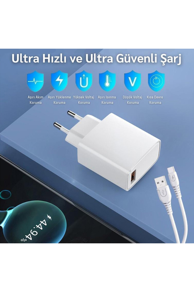 20w 4.a Turbo Usb-a To Type-c Kablolu Şarj Aleti - 3