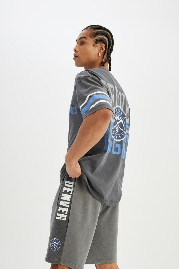 Fit Nba Denver Nuggets Standart Fit Kısa Paça Şort B9902ax24sm - 3