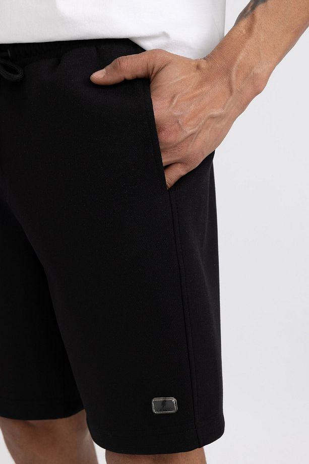Fit Kısa Paça Skuba Dalgıç Kumaş Sporcu Şort C5902ax24sm - 4