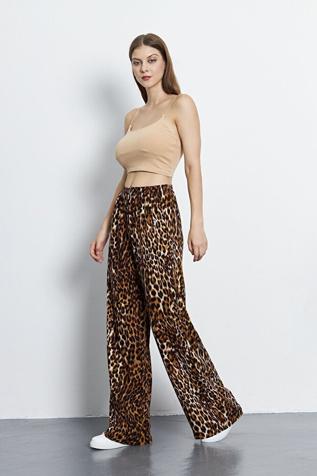 كريستينا ليوبارد منقوشة بنطلون - 5