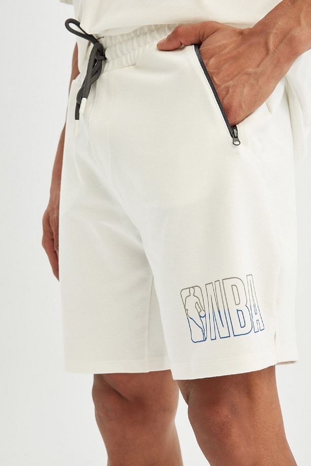 DeFactoFit NBA Wordmark Standart Fit Kısa Paça Şort B9905AX24SM - 5