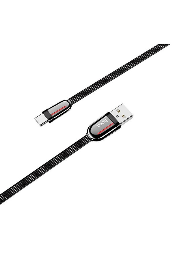 U74 3a Qc3 Iphone Android Uyumlu Type-c To Usb Hızlı Şarj Veri Kablosu Siyah 1.2 Metre - 6