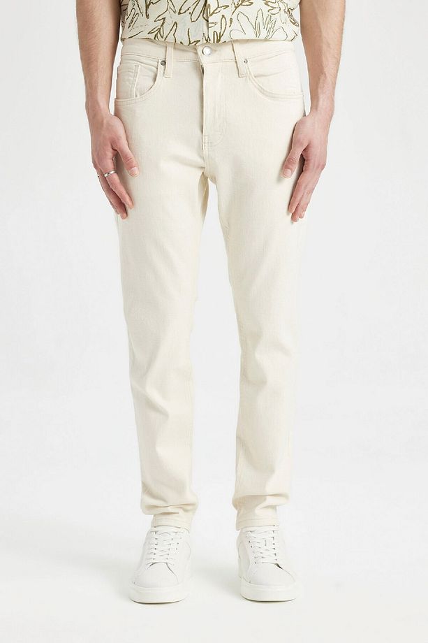 Slim Tapered Fit Dar Kalıp Normal Bel Daralan Paça Jean Pantolon C9743AX24SP - 1
