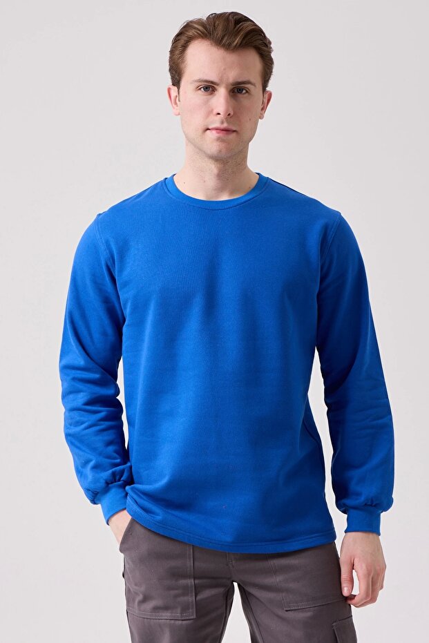 Galanthus Basic Sweatshirt - Long Sleeve, Cotton, Relaxed Fit, for Daily and Business Use - 3