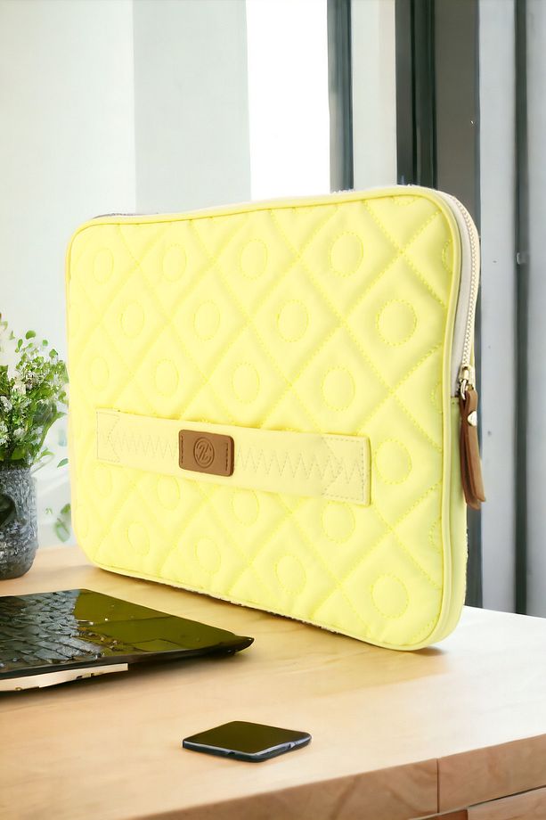 Unisex Kapitone Mac Book Air Pro Bilgisayar Notebook Kılıf Çantası - 1