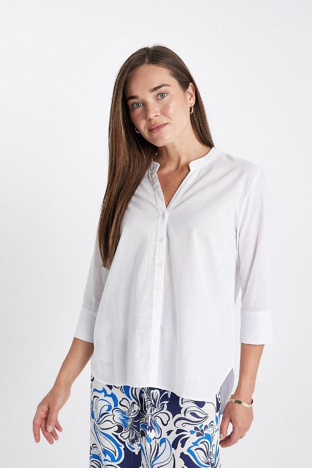 Regular Fit Bisiklet Yaka Uzun Kollu Gömlek A6788ax24sm - 4