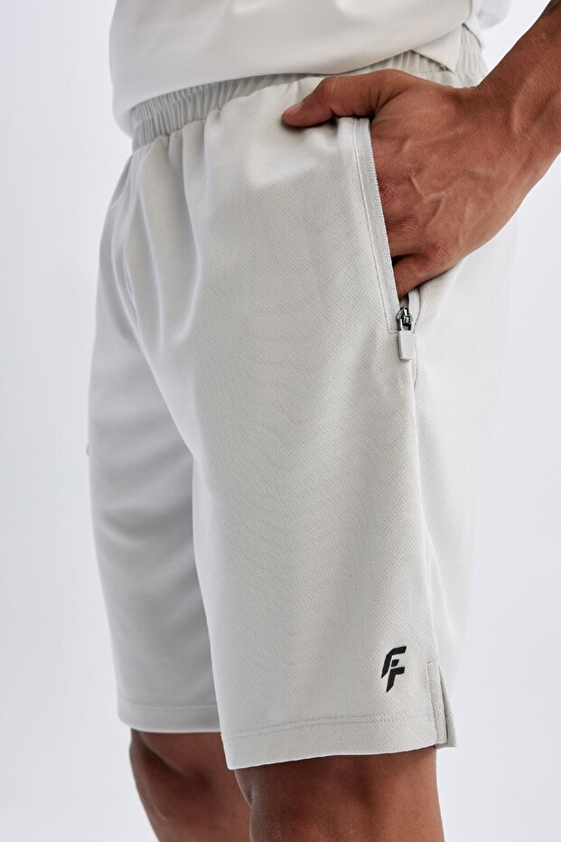 DeFactoFit Slim Fit Dar Kesim Sporcu Standart Paça Şort V3030AZ24AU - 5