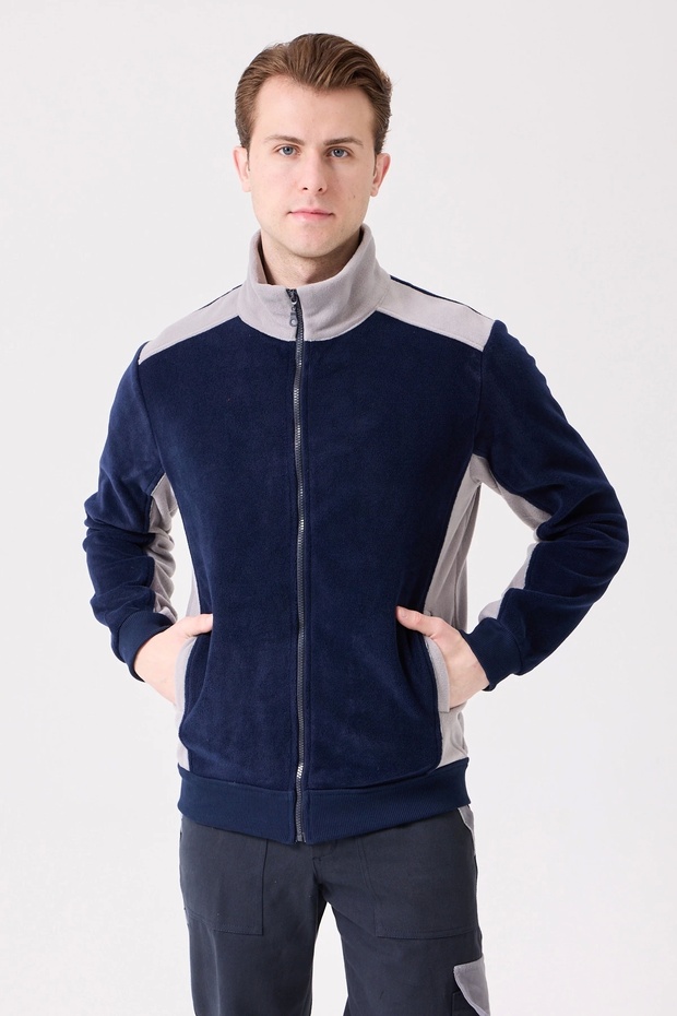 Urtica Fleece Coat Lightweight and Warm Retainer Fleece, Two-Color Modern Design Breathable Construction