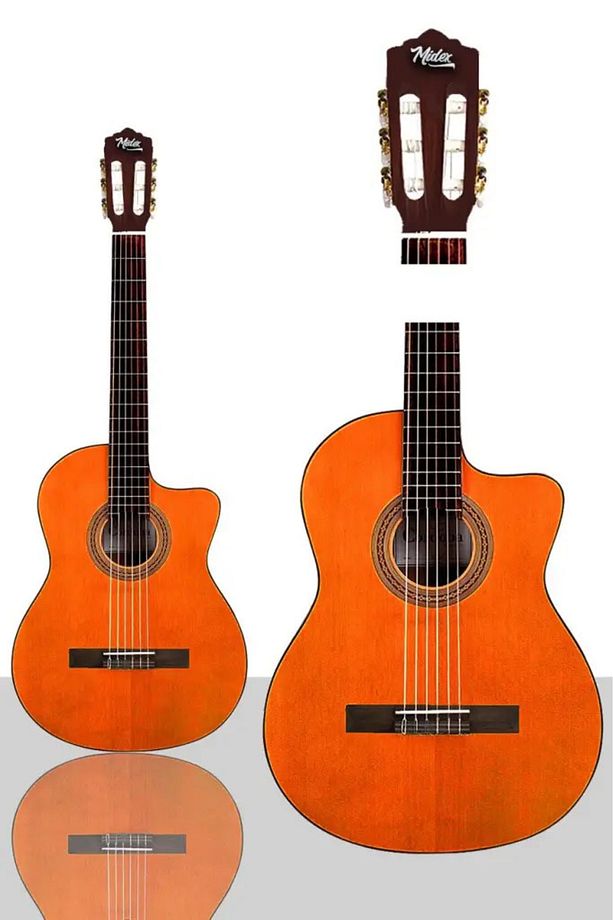 Cg390m-xbag Klasik Gitar 4/4 Sap Ayarlı Kesik Kasa (çanta Tuner Askı Capo Metod Pena) - 5