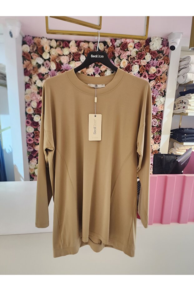 Seçil Kadın Bej Tunik - 2