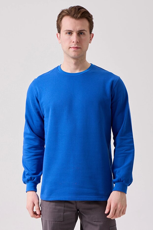 Galanthus Basic Sweatshirt - Long Sleeve, Cotton, Relaxed Fit, for Daily and Business Use - 1