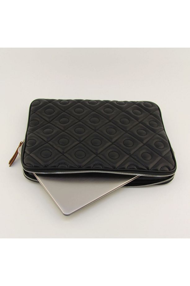 Unisex Kapitone Mac Book Air Pro Bilgisayar Notebook Kılıf Çantası - 4