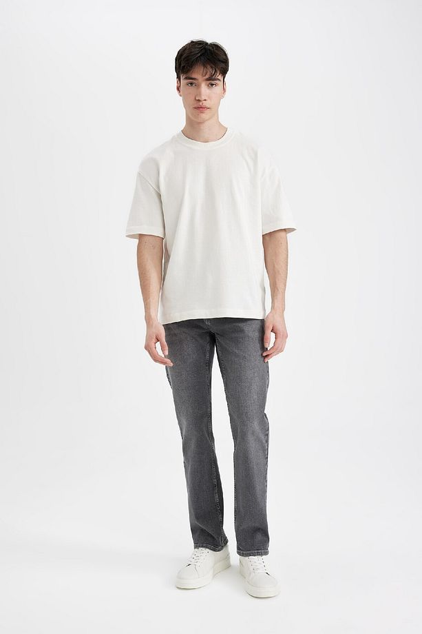 Sergio Regular Fit Normal Kalıp Normal Bel Boru Paça Jean Pantolon D0589AX24SP - 2
