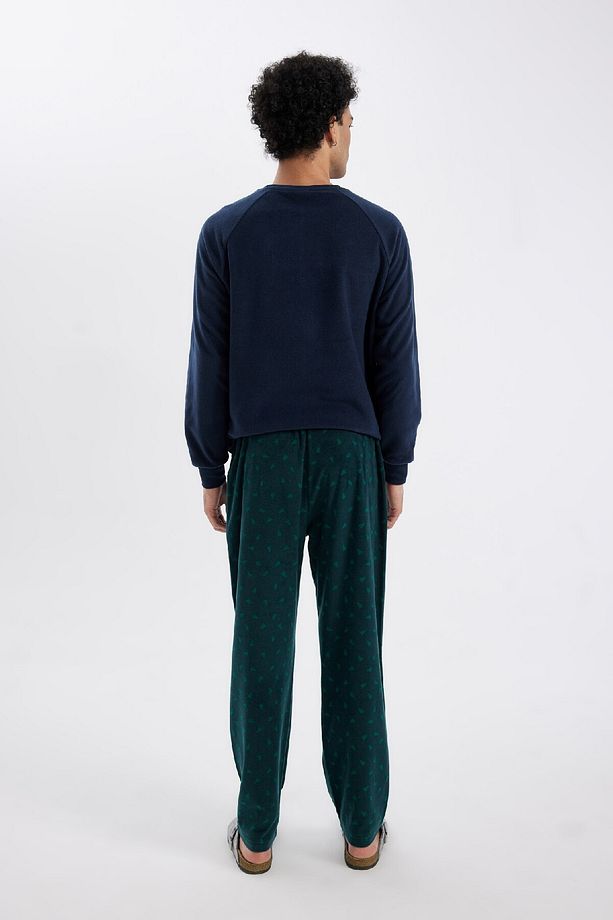 Desenli Cepli Polar Pijama Altı C6127ax24cw - 6