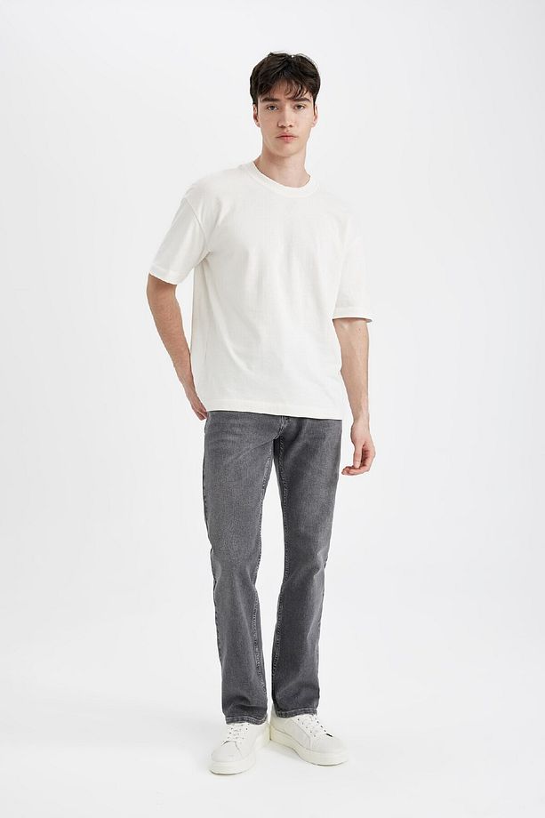 Sergio Regular Fit Normal Kalıp Normal Bel Boru Paça Jean Pantolon D0589AX24SP - 4