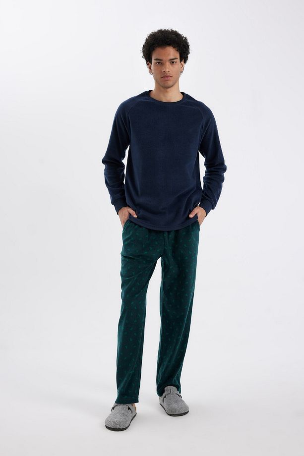 Desenli Cepli Polar Pijama Altı C6127ax24cw - 1